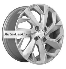 Khomen Wheels 5,5x14/4x100 ET38 D67,1 KHW1402 (Accent/Getz/i20) F-Silver