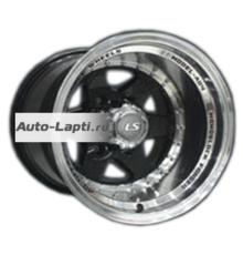 LS 10x15/6x139,7 ET-44 D106,1 879 BKL (Колпак+лого)