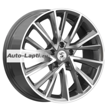 Premium Series 7,5x18/5x108 ET47 D60,1 КР010 (Tiggo 8 Pro) Diamond Gloss Graphite